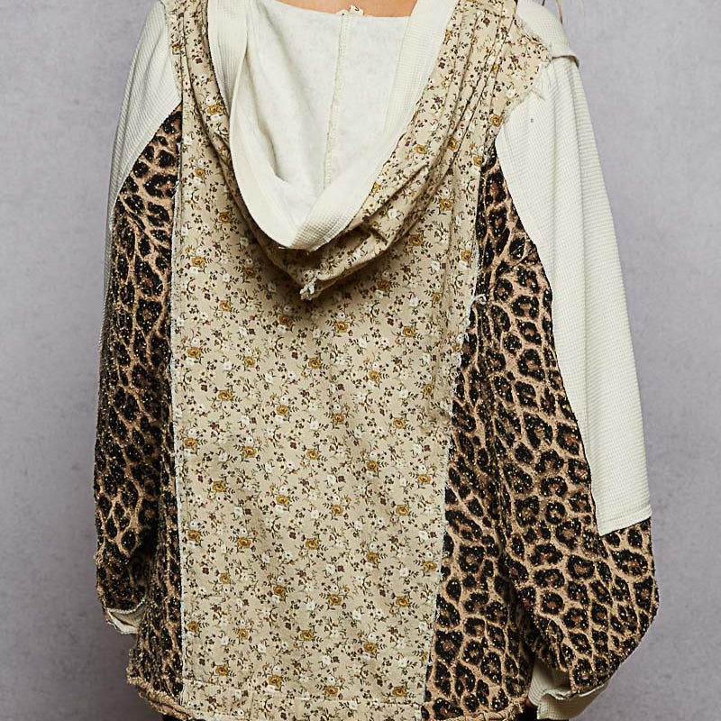 Hooded Oversized Thermal Top