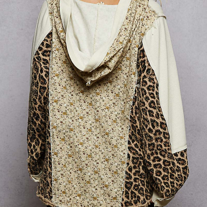 Hooded Oversized Thermal Top