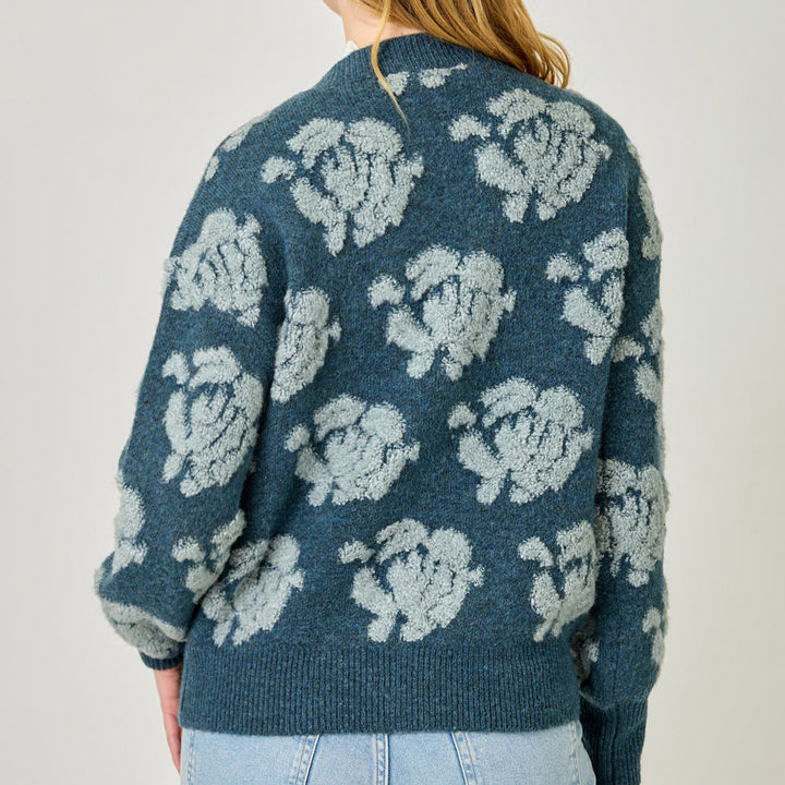 Floral Button Down Cardigan