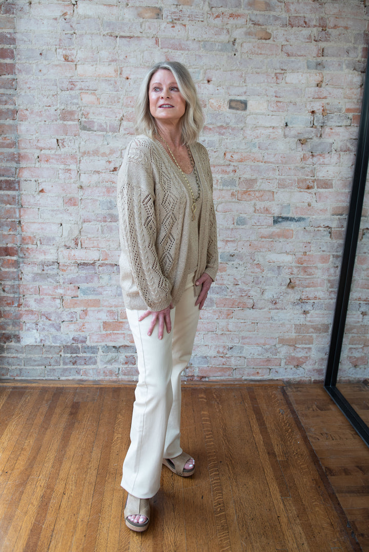 Trousers Flair Colored Jeans