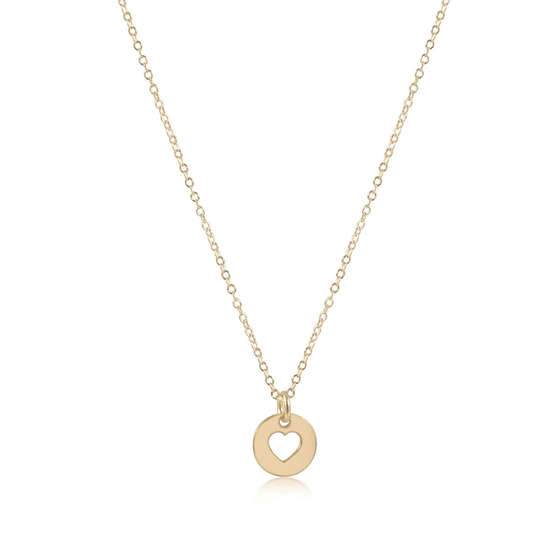 Enewton - Gold 16" Love Disc Necklace