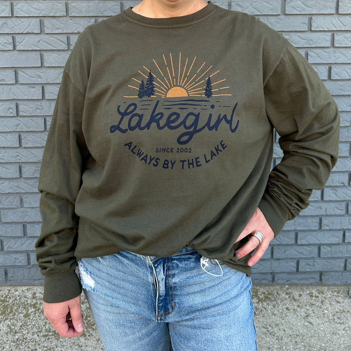 Ringspun Sun/Pine LS Tee