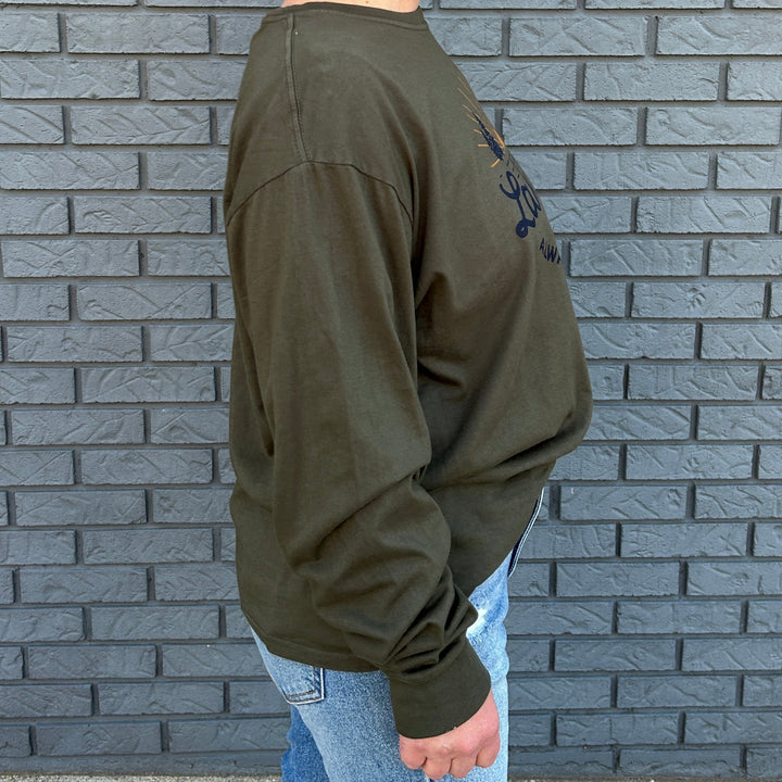 Ringspun Sun/Pine LS Tee