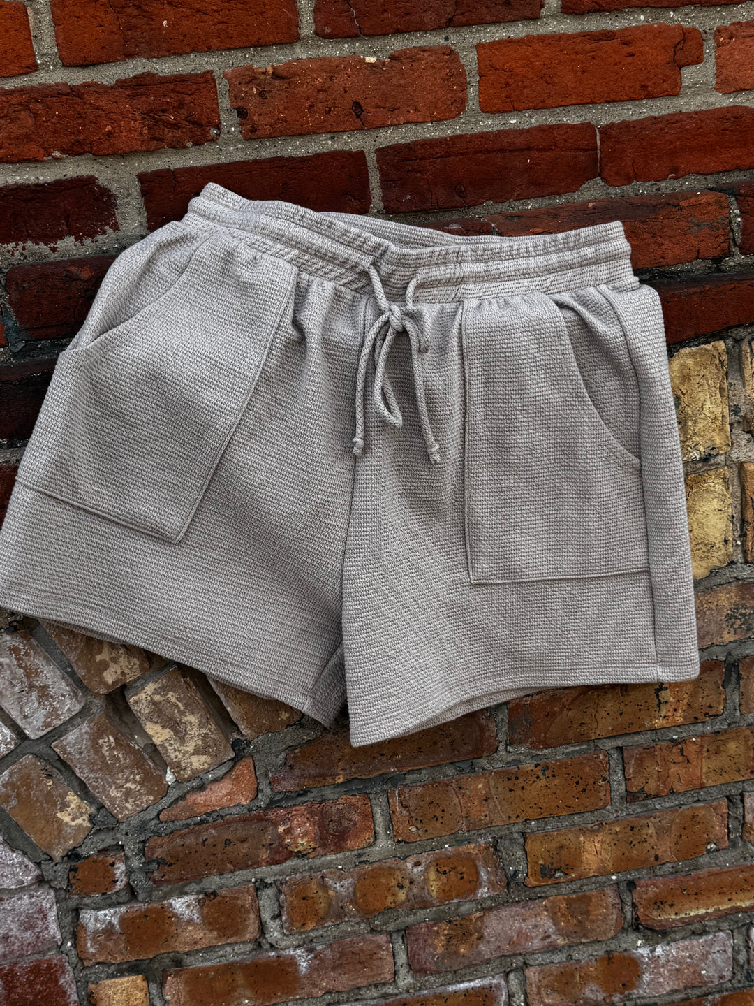 Knit Drawstring Shorts