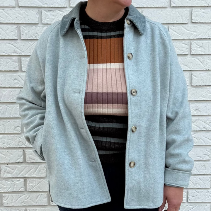 Button Down Shirt Jacket