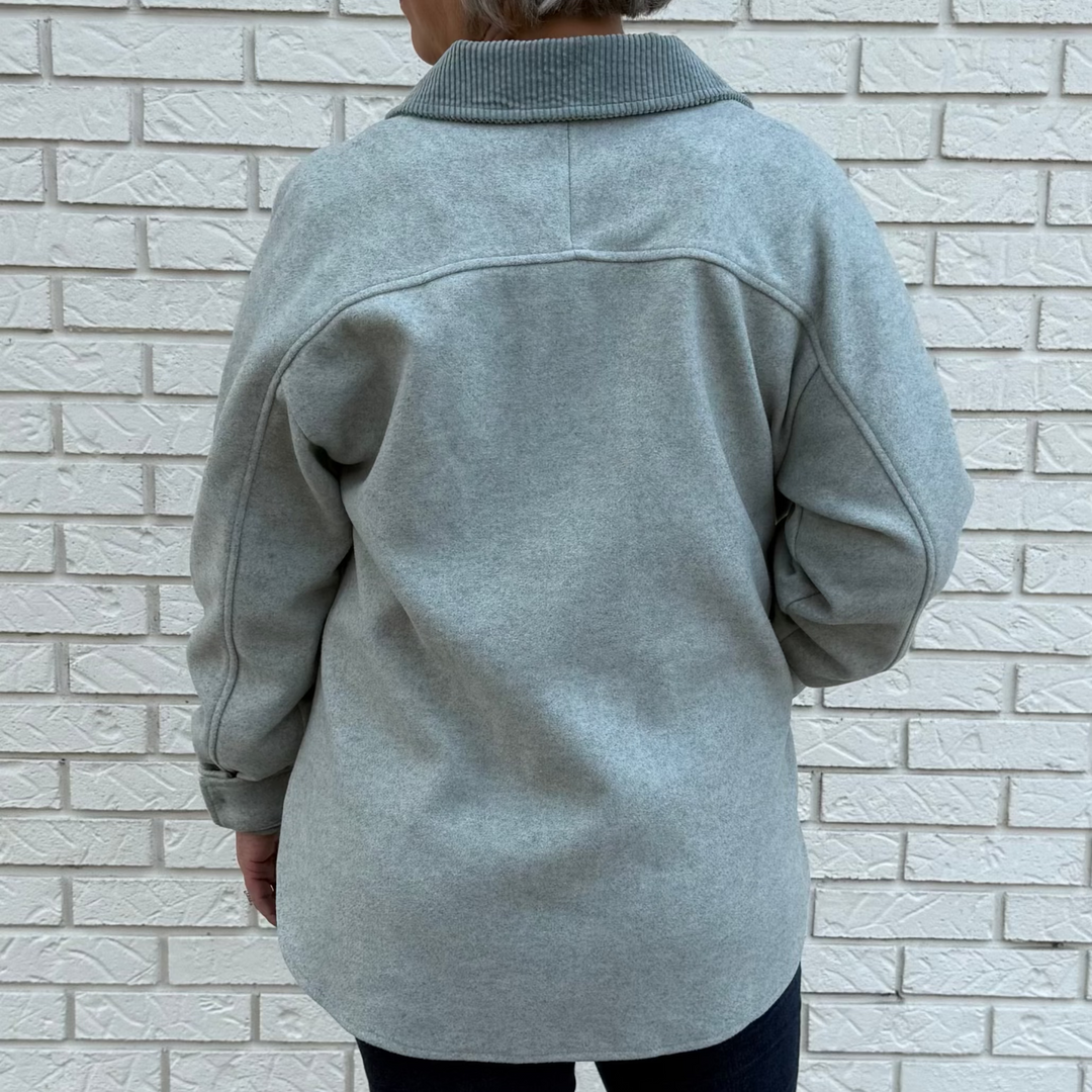 Button Down Shirt Jacket