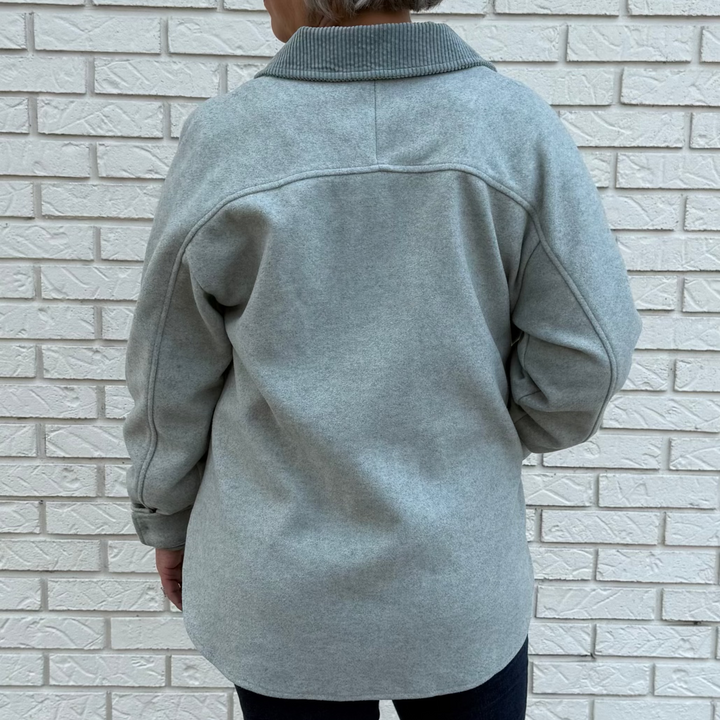 Button Down Shirt Jacket