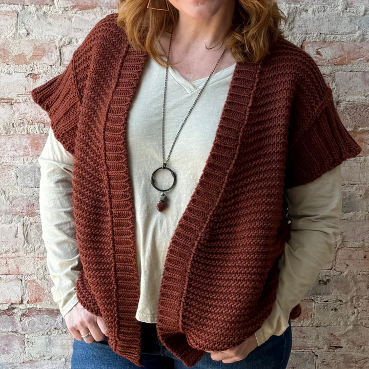 Fern Chunky Knit Gilet