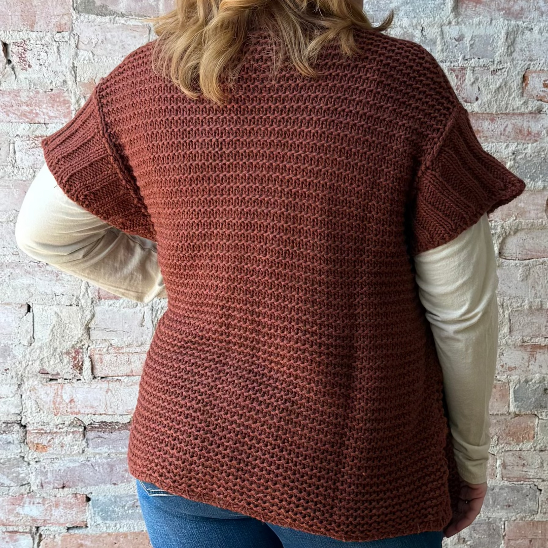 Fern Chunky Knit Gilet