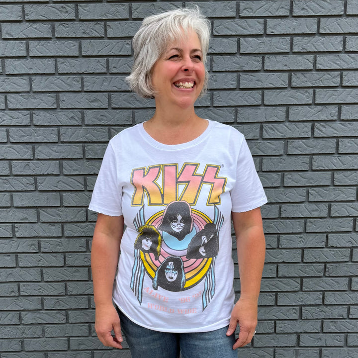 Kiss World Wide Tee