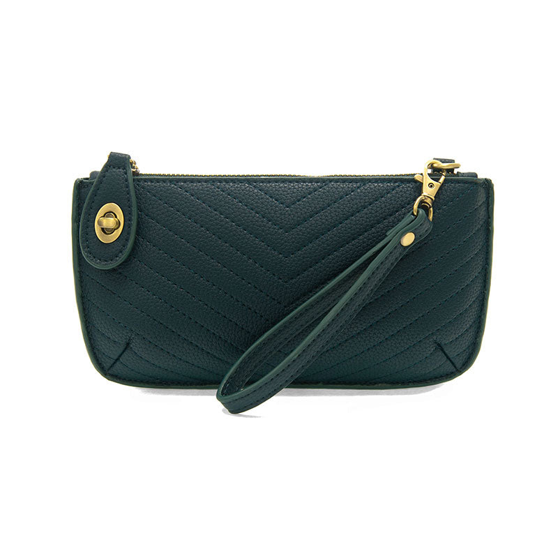 Chic convertible wristlet with zip and turn-lock closure, card slots, and straps—stylish, functional gift for confident women 30+.