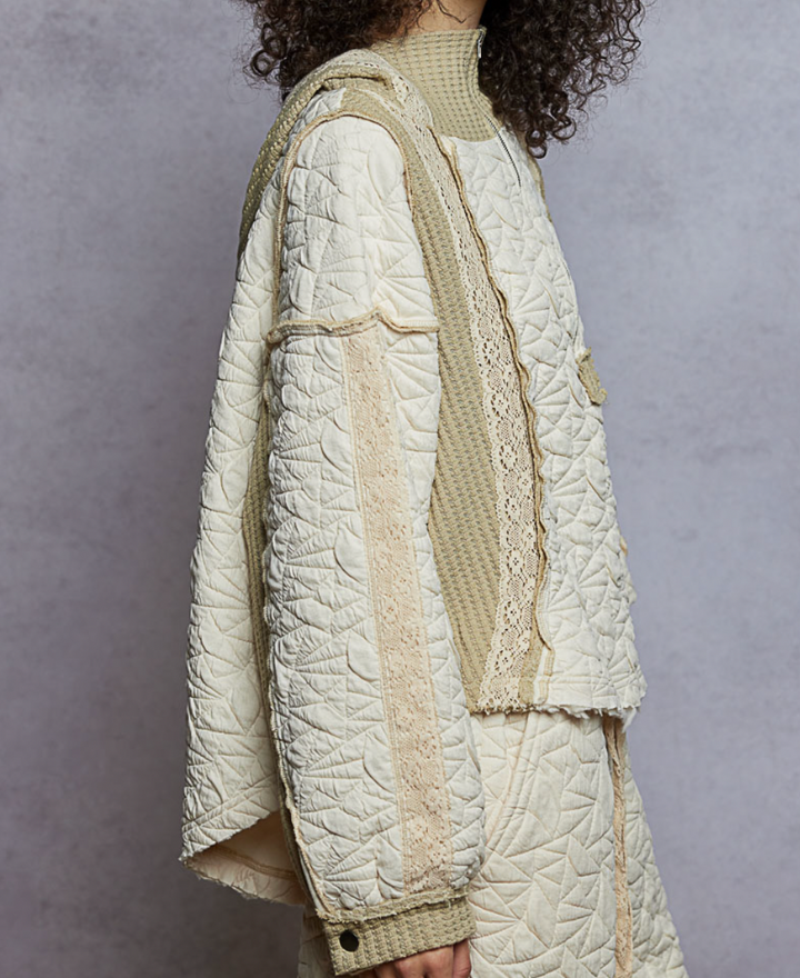 High Neck Quilted Top