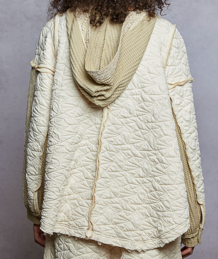 High Neck Quilted Top