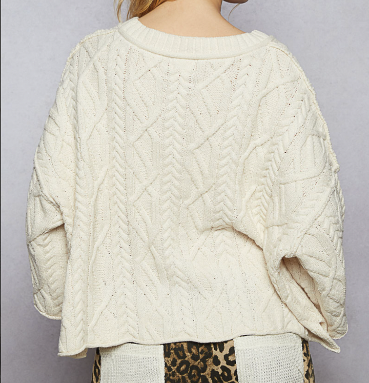 Pointed Slit Cropped Top