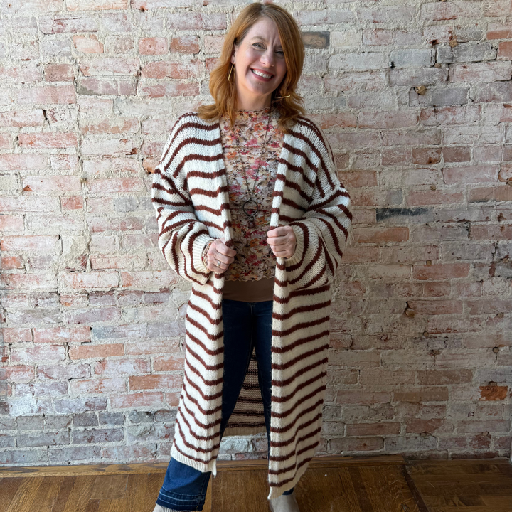 Floral Mesh Print Long Sleeve Top