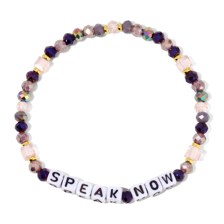 6.75" colorful stretch bracelet with vibrant disc beads and fine crystals—playful, elegant gift for stylish women 30+.