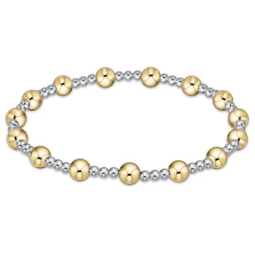 Enewton Extends - Mixed Metal Classic Sincerity Pattern 5MM Bead Bracelet