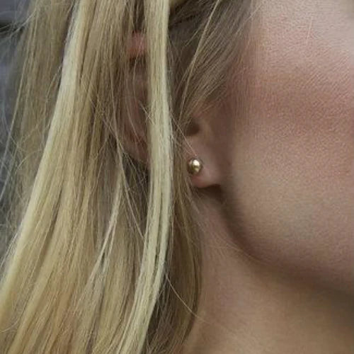 Tarnish-free classic gold-plated hoop earrings, perfect for all-day wear—swim, sweat, sleep, and shower in effortless style.