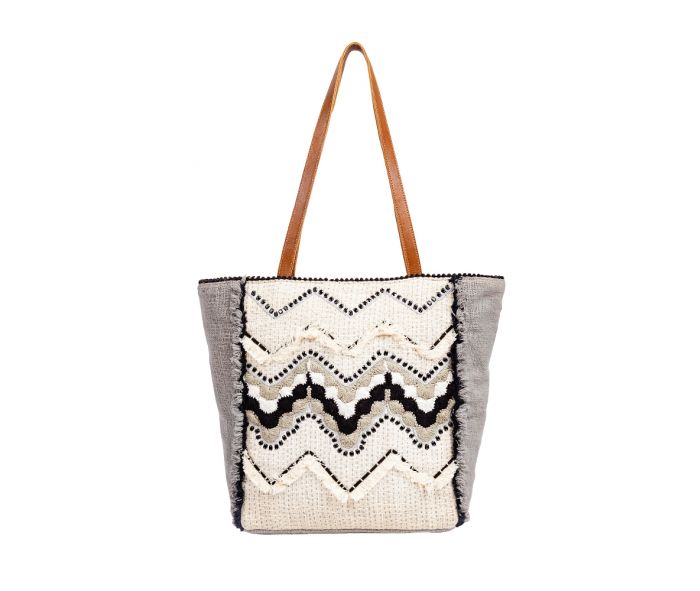 Myra tote bag with roomy interior, durable straps, and stylish design—perfect everyday bag for confident, stylish women 30+.
