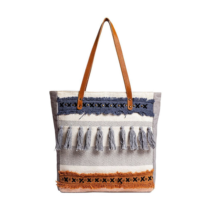 Myra tote bag with roomy interior, durable straps, and stylish design—perfect everyday bag for confident, stylish women 30+.