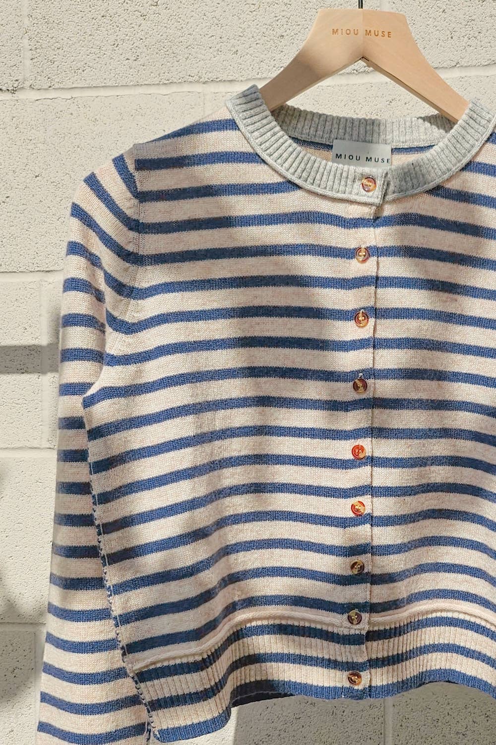 Striped Pattern Cardigan