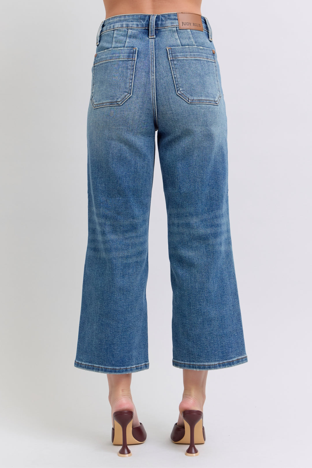 Judy Blue HW Utility Pocket Crop Wide