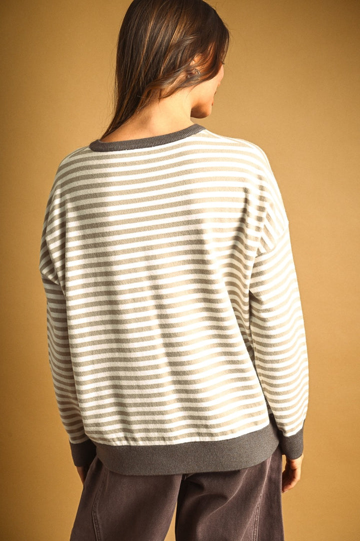 Striped Knit Top