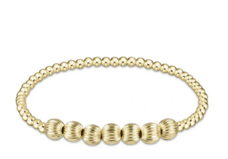Classic Beaded Bliss Bracelet - Gold (Dignity Bliss)