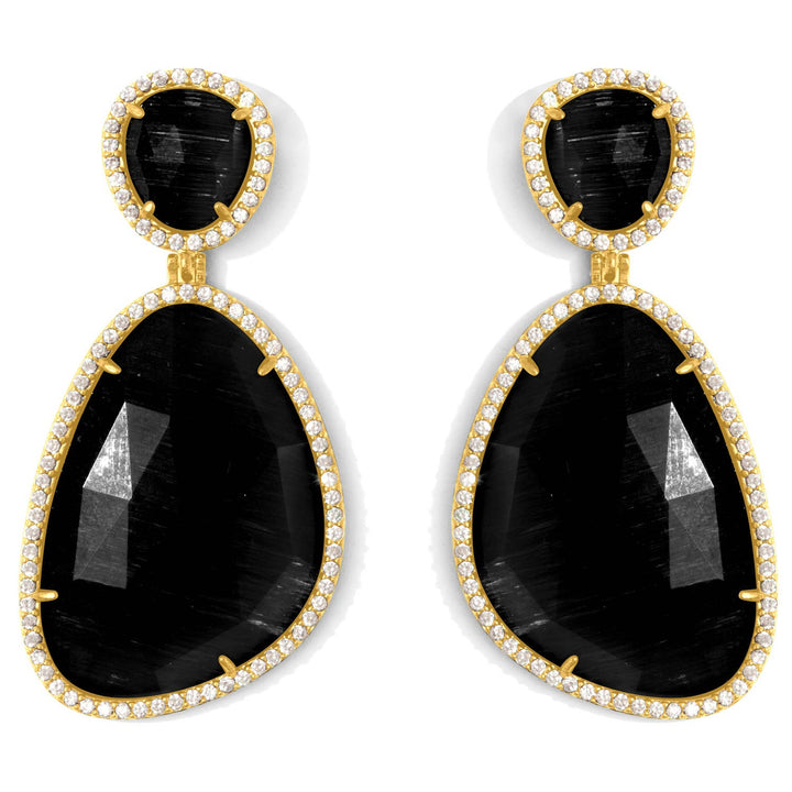 Bold Cat'S Eye Earrings
