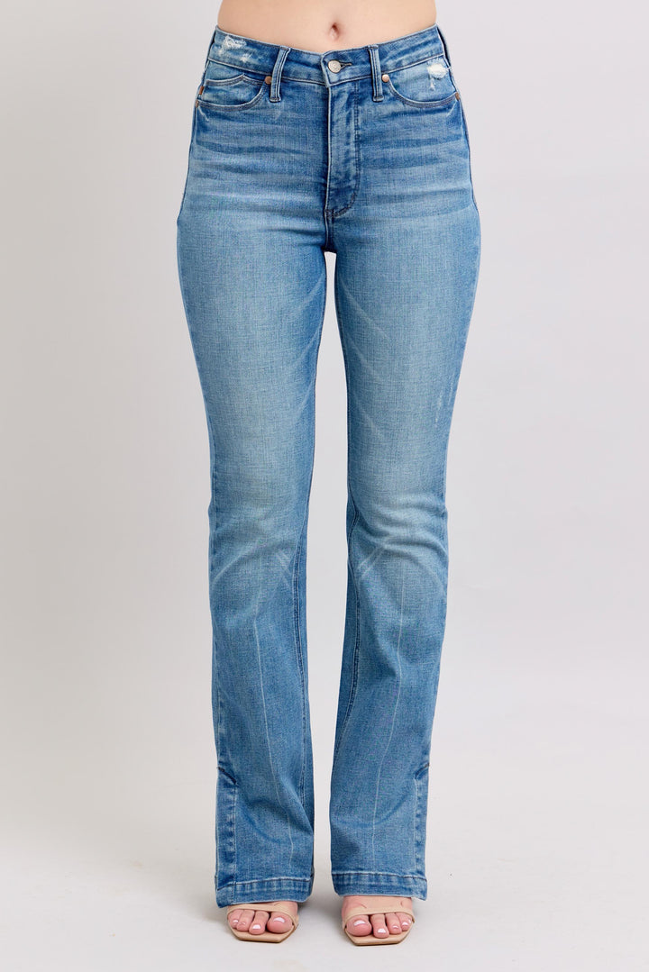 Judy Blue HW Side Slit Slim Boot