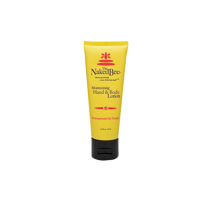 The Naked Bee Pomegranate & Honey Moisturizing Hand & Body Lotion yellow tube