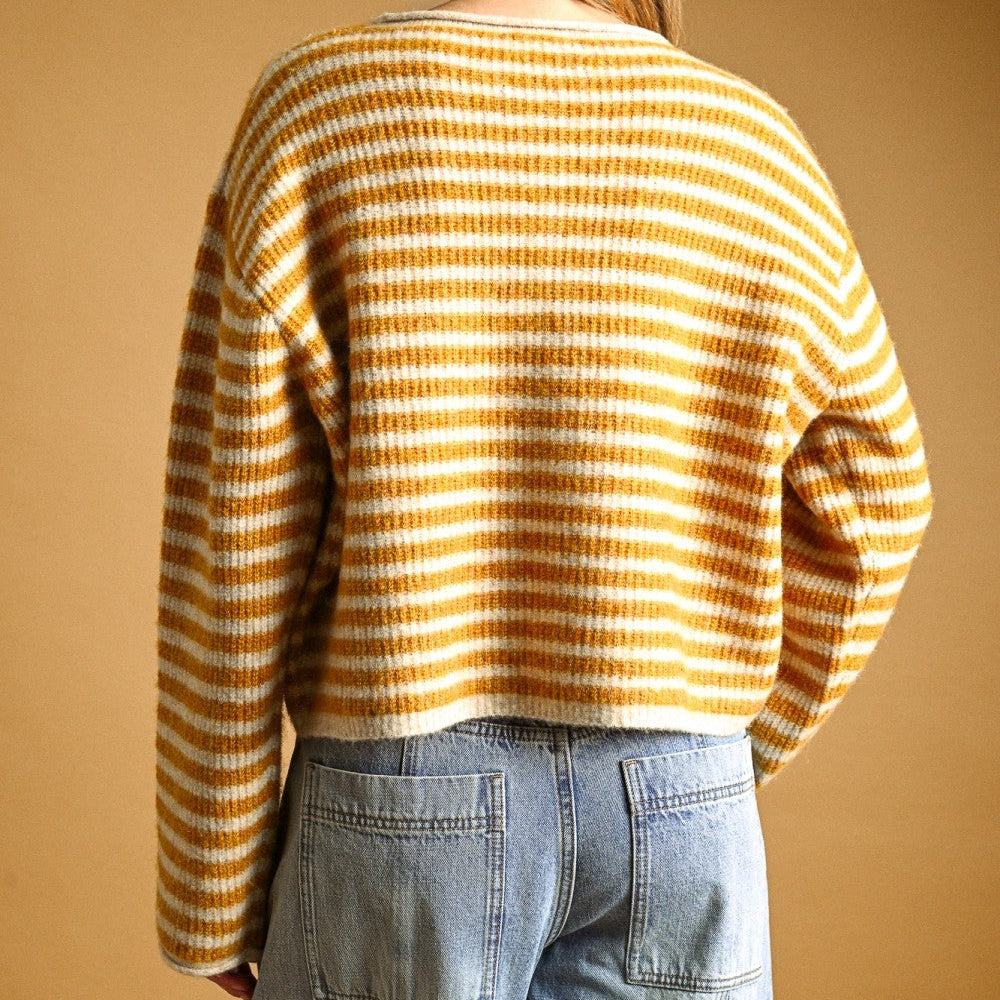 Button Front Sweater Cardigan