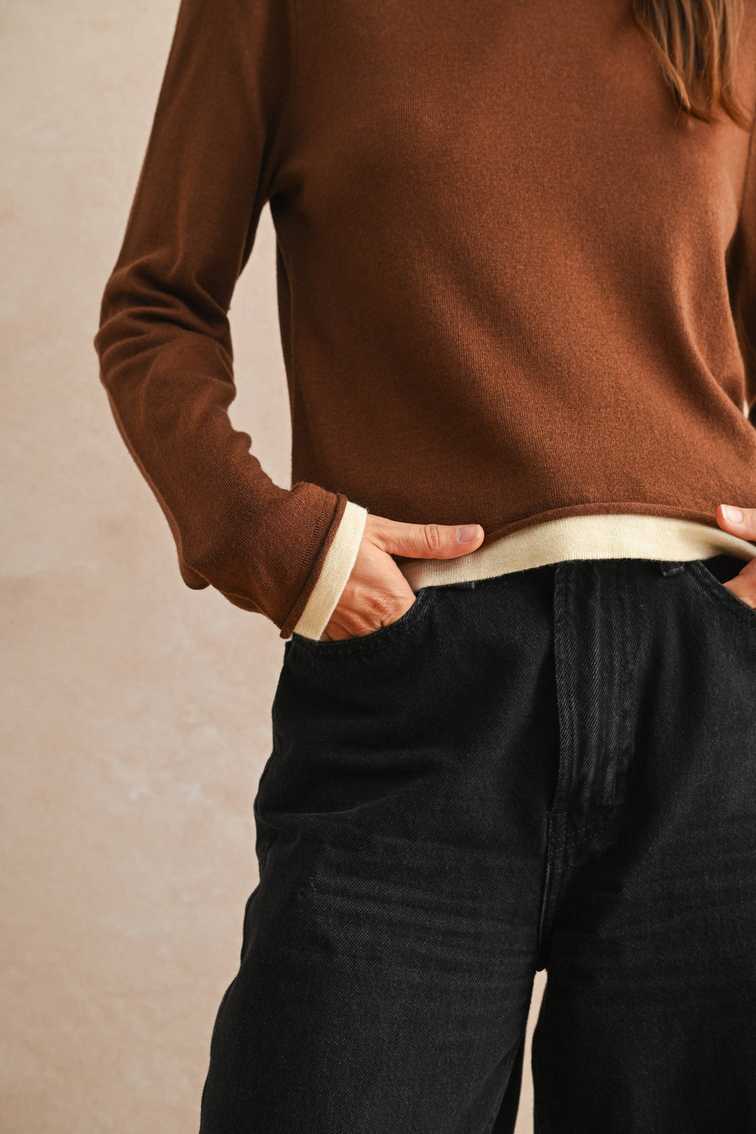 Long Sleeve Knitted Top