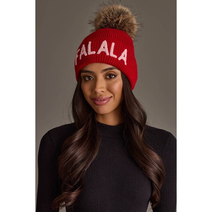 Fa La La Knit Pom Hat