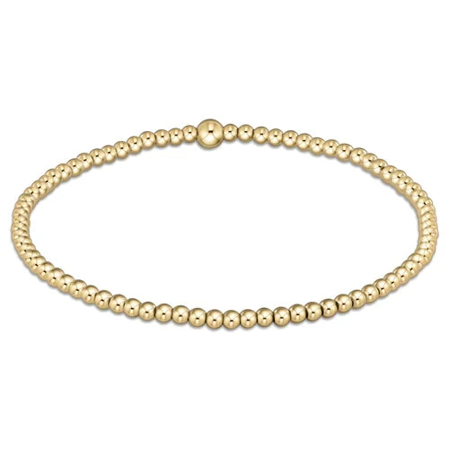 Classic Bead Bracelet - Gold