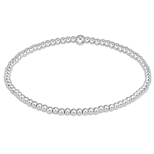 Extends Classic Bead Bracelet - Sterling