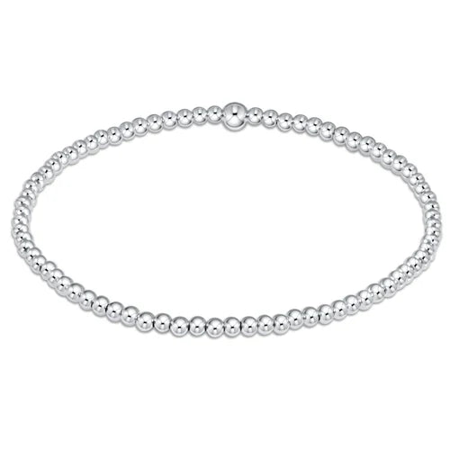 Classic Bead Bracelet - Sterling