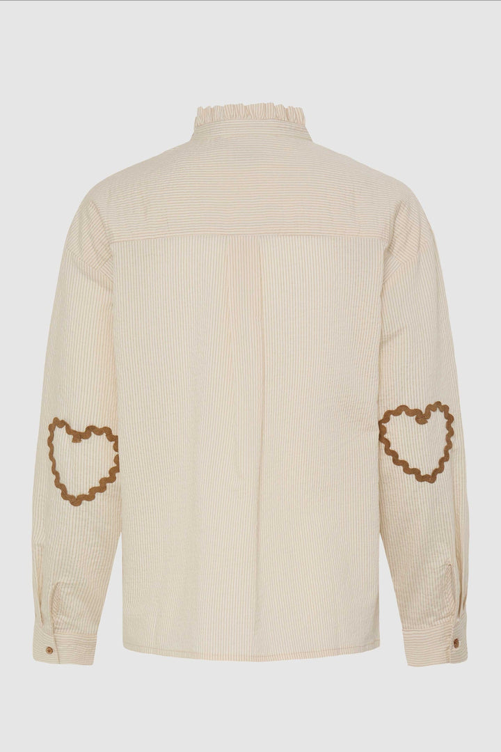 IHLUANNA SH — Birch/Toasted Coconut Stripe