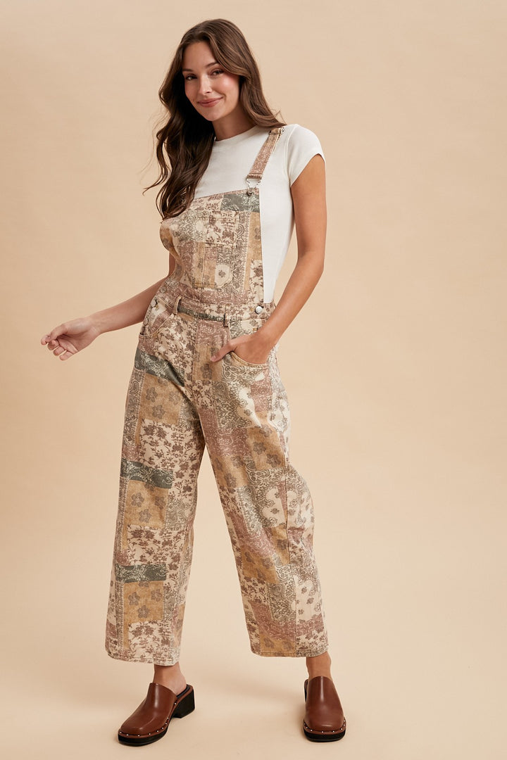 Vintage Boho Denim Jumpsuit