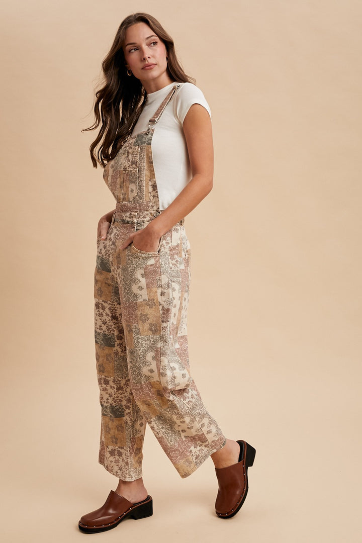 Vintage Boho Denim Jumpsuit