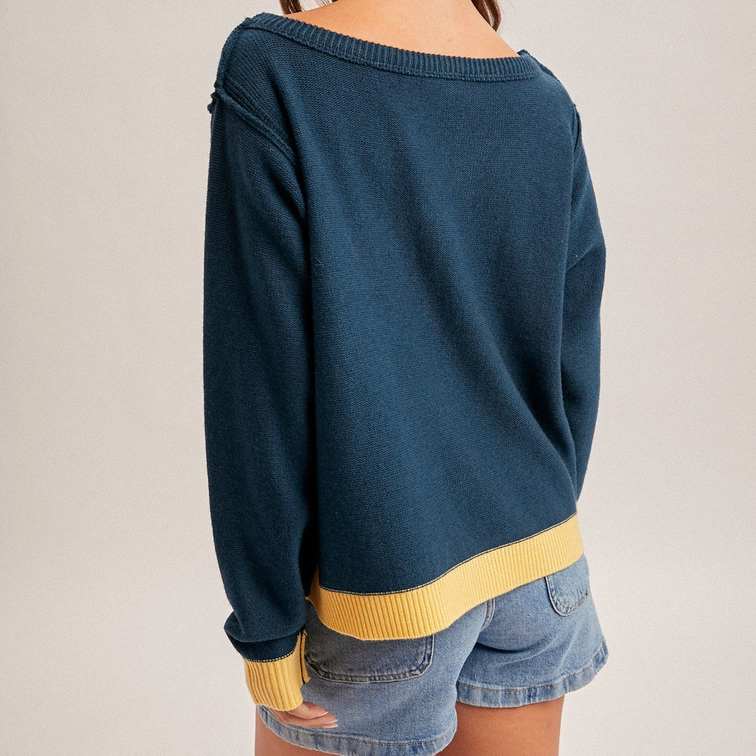 Long Sleeve Summer Night Sweater