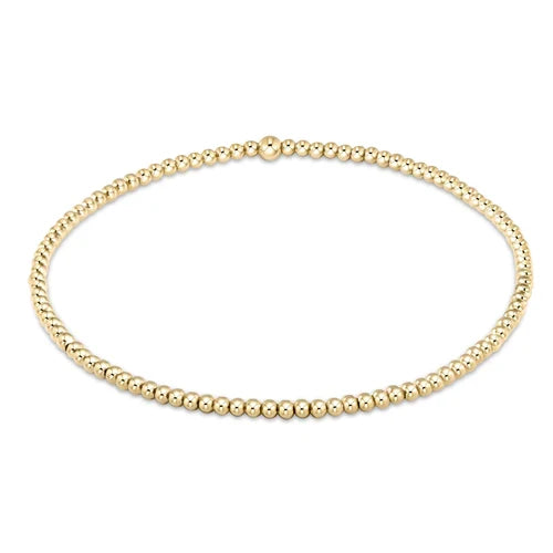 Classic Bead Bracelet - Gold
