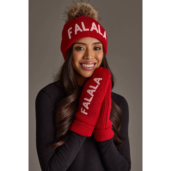 Fa La La Knit Pom Hat
