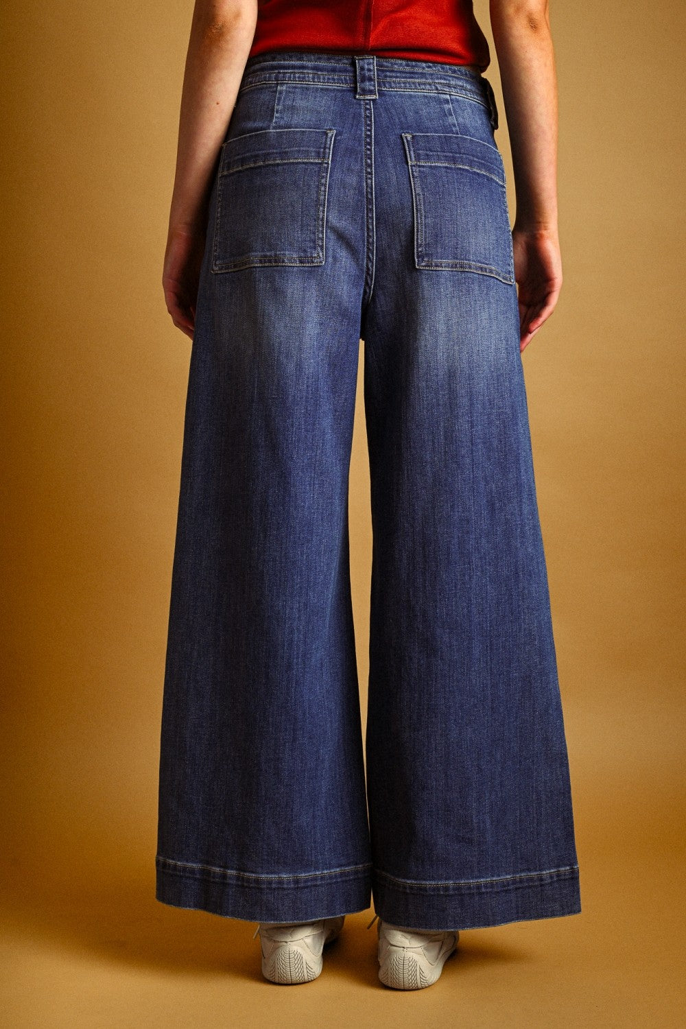Dark Washed Denim Pants