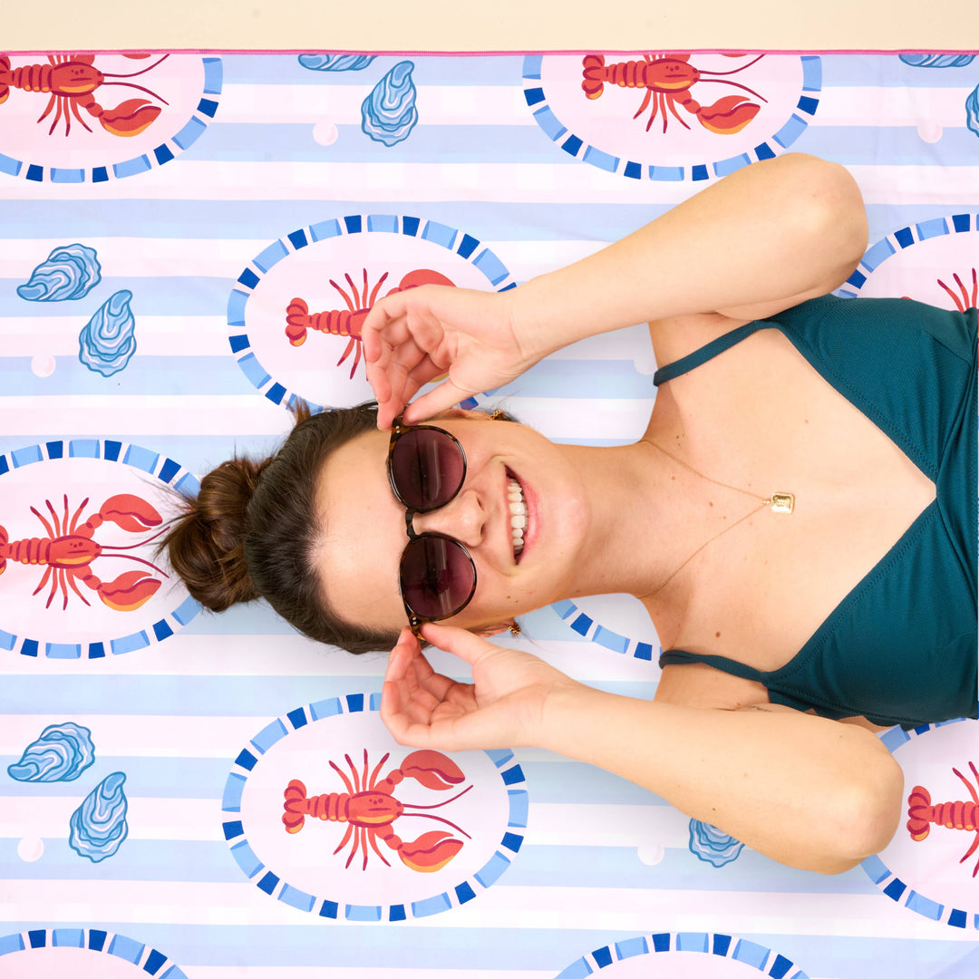 XL Quick-Dry Beach Towel–Harbor House