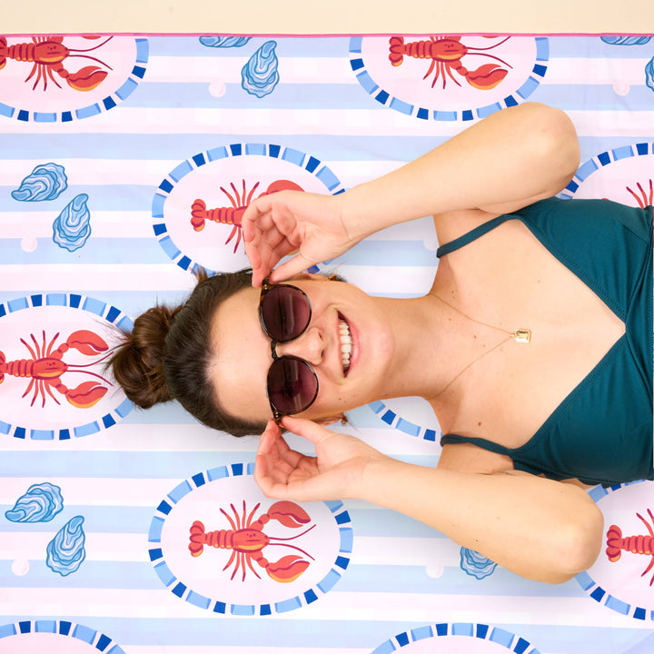 XL Quick-Dry Beach Towel–Harbor House