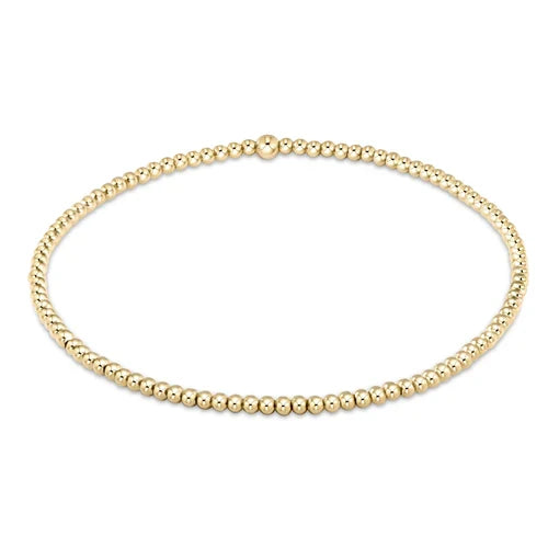 Extends Classic Bead Bracelet - Gold