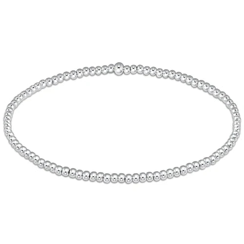 Extends Classic Bead Bracelet - Sterling