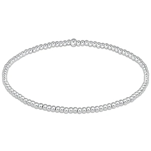 Classic Bead Bracelet - Sterling