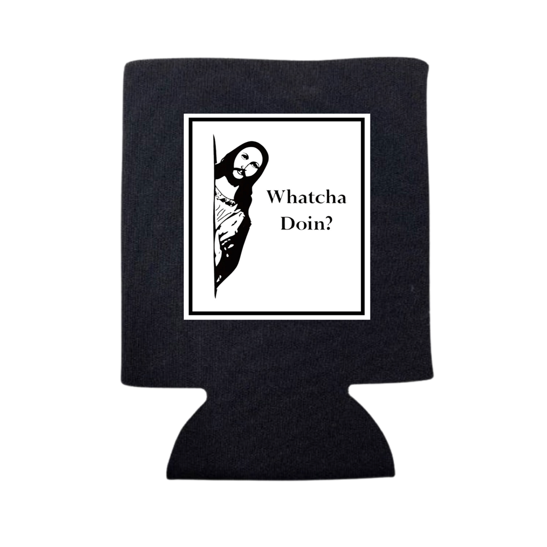 WHATCHA DOIN? PEAKING JESUS CAN COOLER